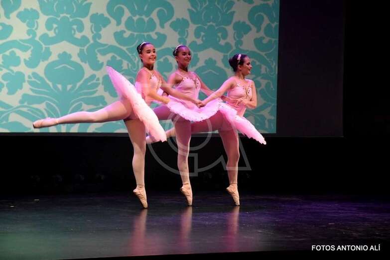 Momento del espectáculo de ayer en el Teatro Municipal (Foto Antonio Alí)